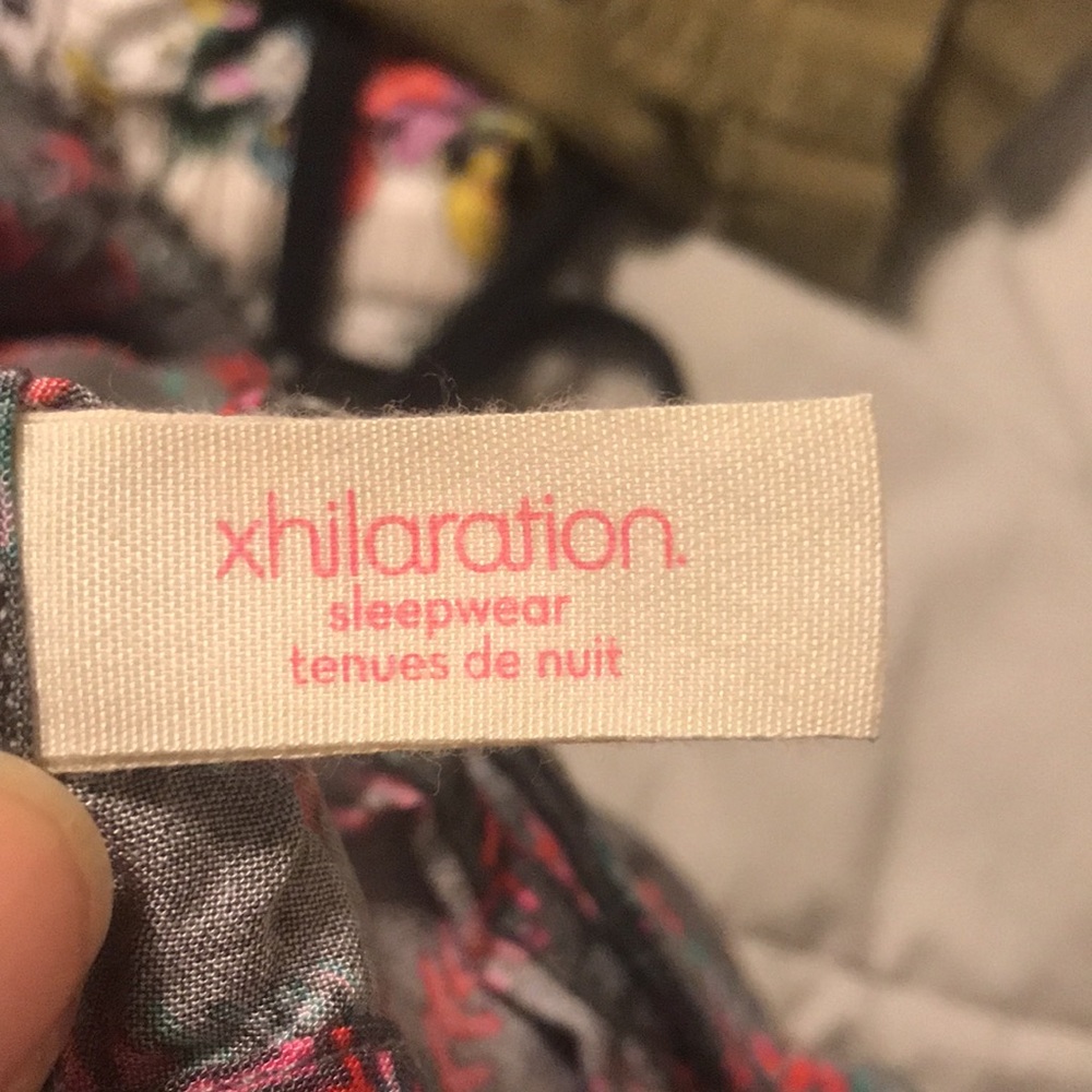 Xhilaration gray w/multi color detail romper - Picture 8 of 10